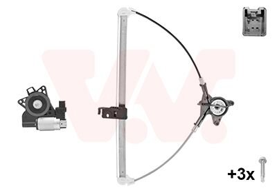 Стеклоподъемник левый Van Wezel 2734267