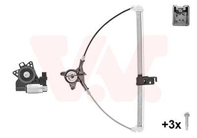 Стеклоподъемник правый Van Wezel 2734268
