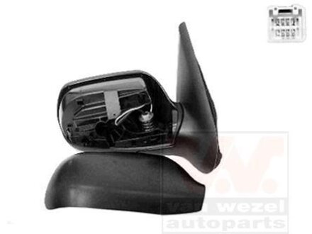 Зеркало наружное заднего вида правое Van Wezel 2740808