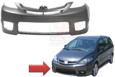 Бампер передний Van Wezel 2762574