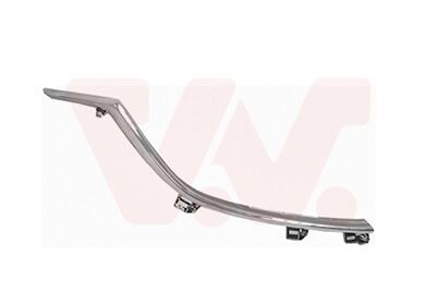 Накладка бампера переднего правая Van Wezel 2766582