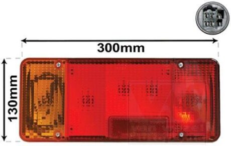 Фонарь задний левый Van Wezel 2810925