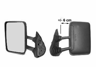 Зеркало наружное заднего вида правое Van Wezel 2812802