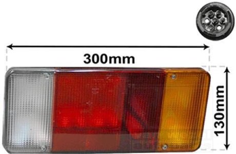 Фонарь задний правый Van Wezel 2813926