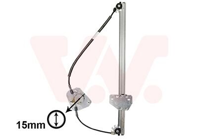 Стеклоподъемник правый Van Wezel 2815262