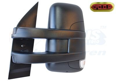 Зеркало наружное заднего вида левое Van Wezel 2817811