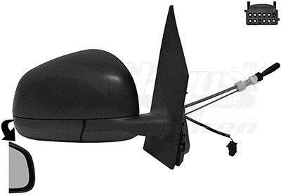 Зеркало наружное заднего вида правое Van Wezel 2916804