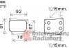 Радіатор масляний MB C-class (W203/W204)/E-class (W211/W212) 02-15 Van Wezel 30003559 (фото 2)