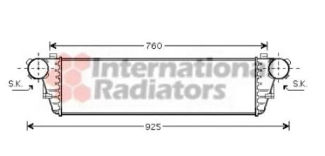 Интеркулер Van Wezel 30004297