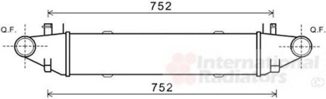 Интеркулер Van Wezel 30004596