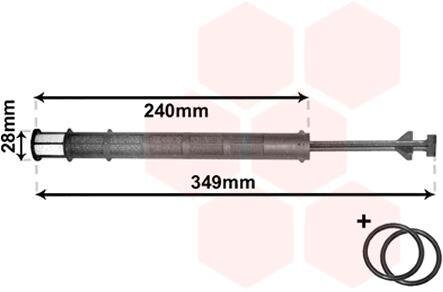 Осушитель кондиционера Van Wezel 3000D358