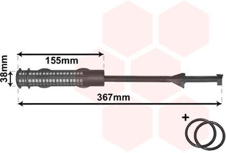 Осушитель кондиционера Van Wezel 3000D359 (фото 1)