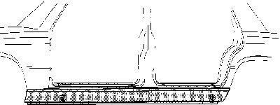 Порог левый Van Wezel 3006.01