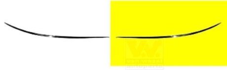 Накладка бампера переднего левая Van Wezel 3017581