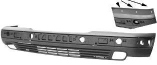 Бампер передний Van Wezel 3028574