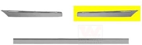 Накладка бампера заднего правая Van Wezel 3032552