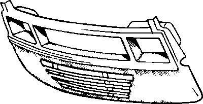 Панель передняя Van Wezel 3070668