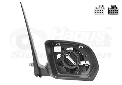 Зеркало наружное заднего вида правое Van Wezel 3082824