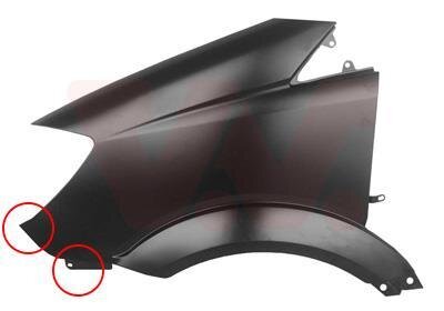 Крыло переднее левое Van Wezel 3083657