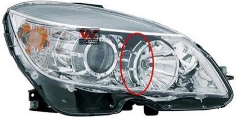 Фара основная правая Van Wezel 3091962