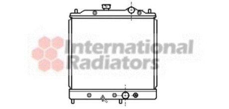 Радиатор охлаждения двигателя Van Wezel 32002068