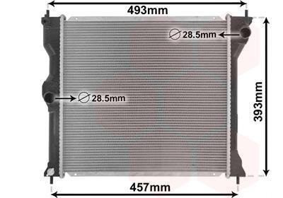 Радиатор охлаждения двигателя Van Wezel 32002243