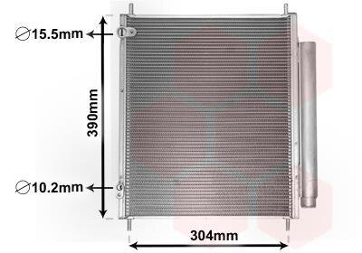 Радиатор кондиционера (Конденсатор) Van Wezel 32005244