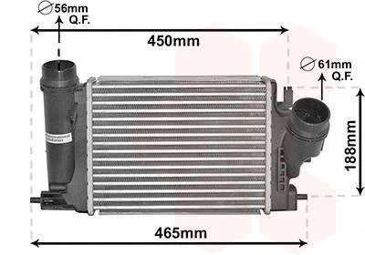 Интеркулер Van Wezel 33014701