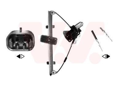 Стеклоподъемник левый Van Wezel 3328261