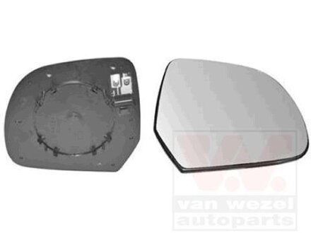 Зеркальный элемент левый Van Wezel 3334837 (фото 1)
