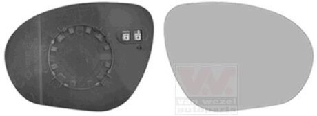 Зеркальный элемент правый Van Wezel 3380838