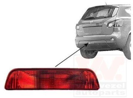 Фонарь противотуманный, задний Van Wezel 3388939