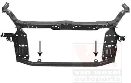 Панель передняя Van Wezel 3389668