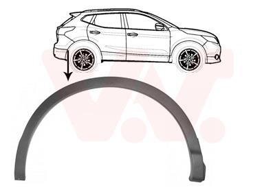 Расширитель крыла заднего правого Van Wezel 3391524