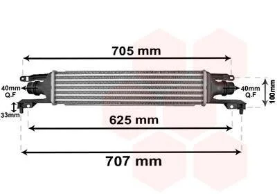 Интеркулер Van Wezel 37004421
