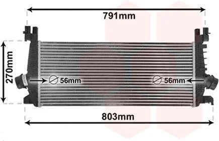 Интеркулер Van Wezel 37004549