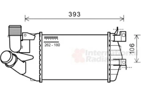 Интеркулер Van Wezel 37004584