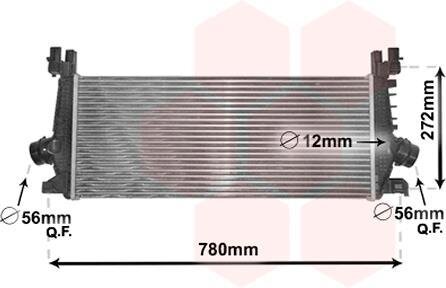 Интеркулер Van Wezel 37004648