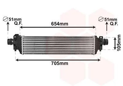 Интеркулер Van Wezel 37004664