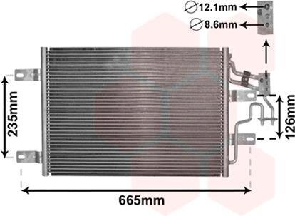 Радиатор кондиционера (Конденсатор) Van Wezel 37005394