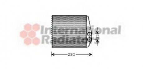 Радіатор пічки Opel Vectra/Signum 02- Van Wezel 37006355