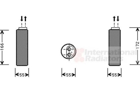 Осушитель кондиционера Van Wezel 3700D153