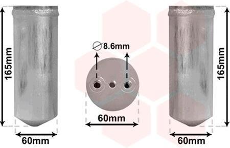 Осушитель кондиционера Van Wezel 3700D351