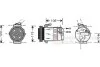 Компрессор кондиционера Van Wezel 3700K312 (фото 1)