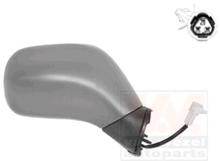 Зеркало наружное заднего вида правое Van Wezel 3701816
