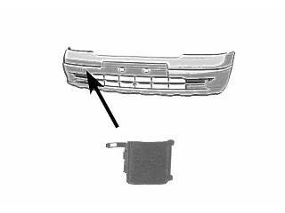 Облицовка переднего бампера Van Wezel 3742587