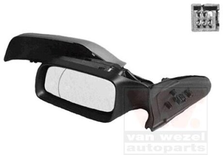 Зеркало наружное заднего вида левое Van Wezel 3742807
