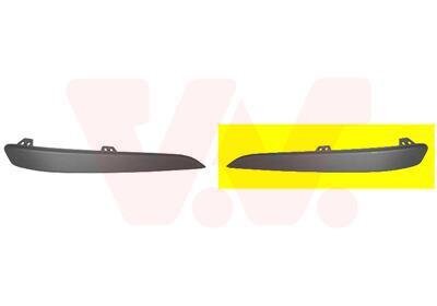 Накладка бампера переднего правая Van Wezel 3745586
