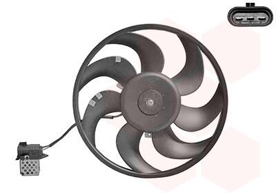 Вентилятор радиатора охлаждения Van Wezel 3745746