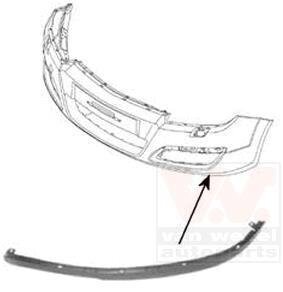 Спойлер бампера переднего левый Van Wezel 3748503